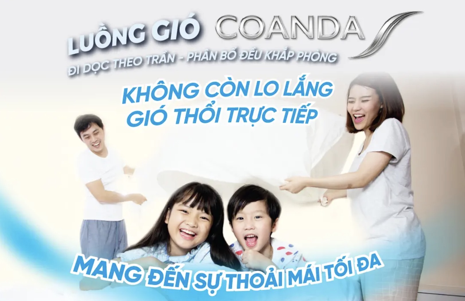 Điều hòa FTKZ điều hướng gió tốt nhờ luồng gió Coanda và luồng gió 3D. Ảnh: Daikin