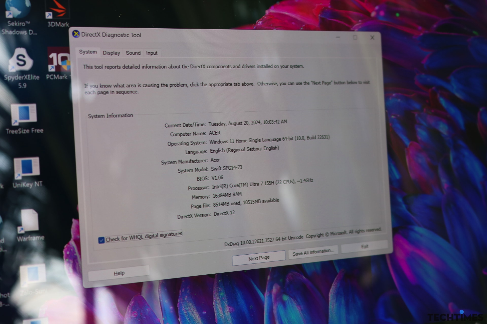 Đánh giá Acer Swift Go 14 AI OLED (SFG14-73): Màn hình đẹp, chức năng AI hữu ích TechTimes Vietnam Acer Swift Go 14 AI OLED được trang bị bộ vi xử lý Intel Core Ultra, với hai tùy chọn cấu hình: phiên bản TechTimes thử nghiệm có CPU Core Ultra 7 155H