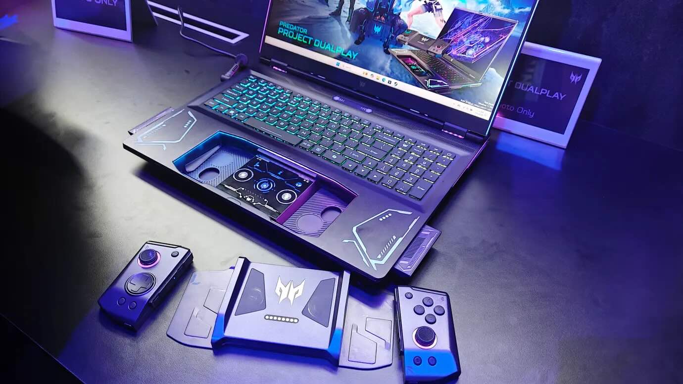 Project Dualplay của Acer có thể biến touchpad thành gamepad