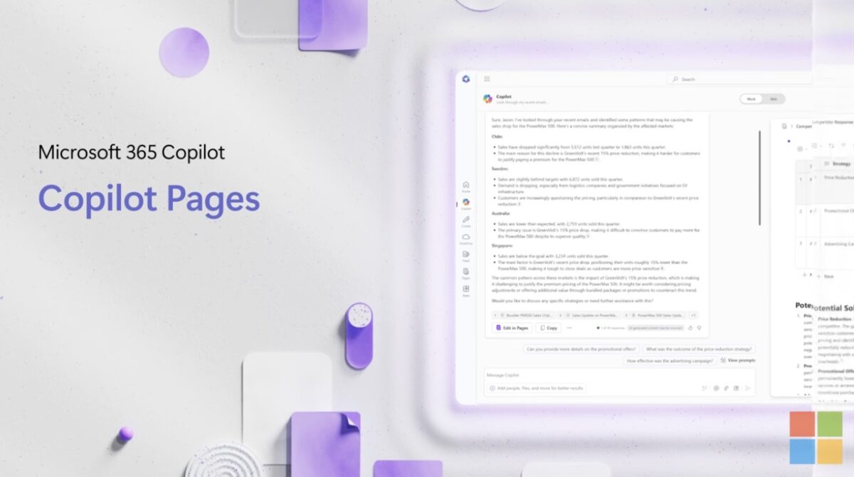 Microsoft ra mắt loạt cải tiến mới cho 365 Copilot: Pages, Python trong ...