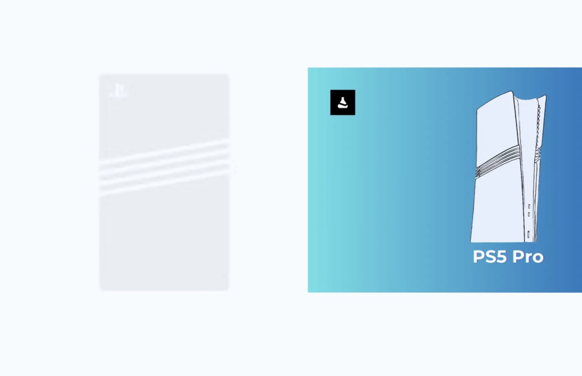 Hình ảnh của Sony so với bản phác thảo bị rò rỉ của PS5 Pro.