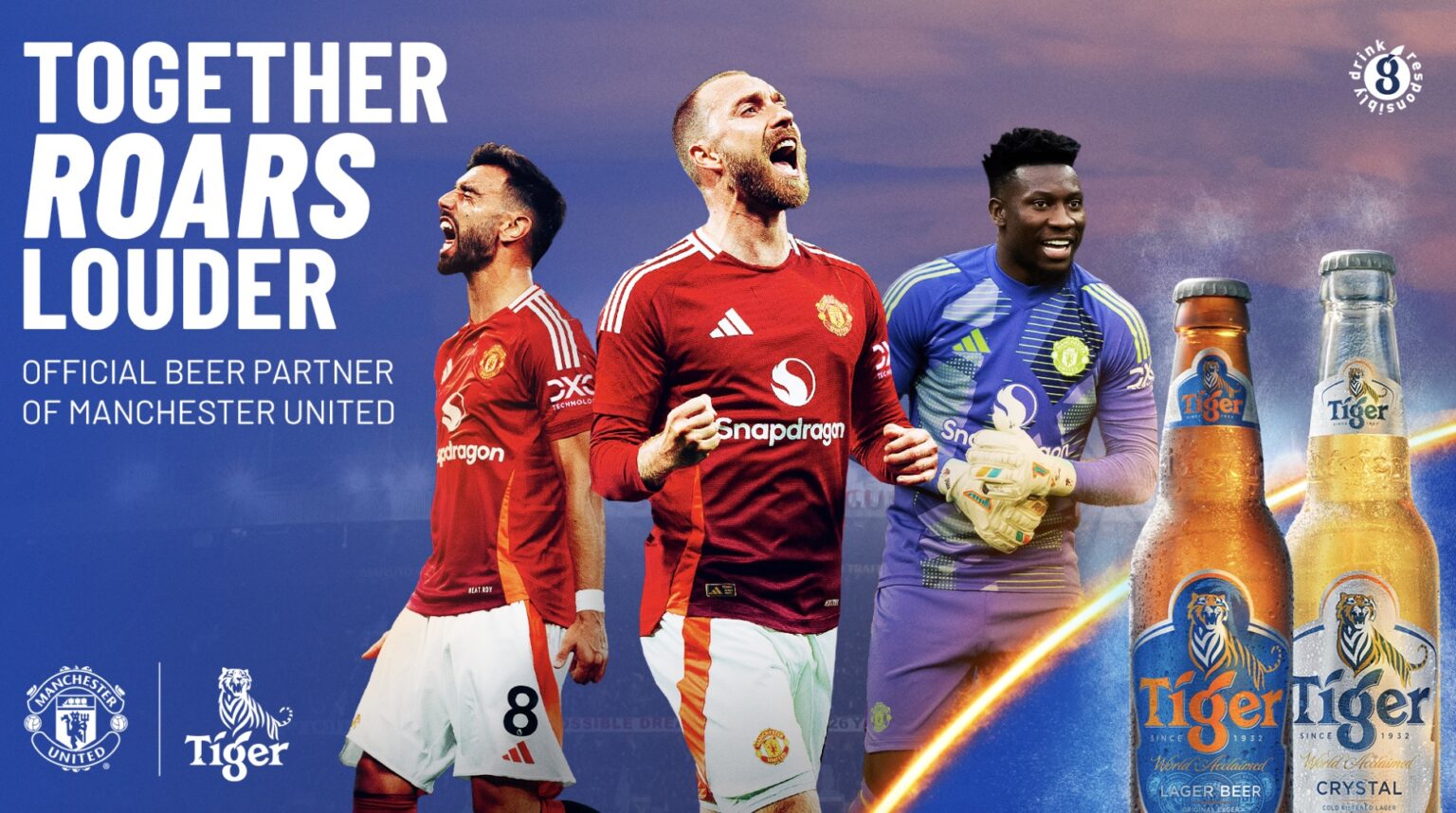Tiger Beer trở thành đối tác chính thức của Manchester United
