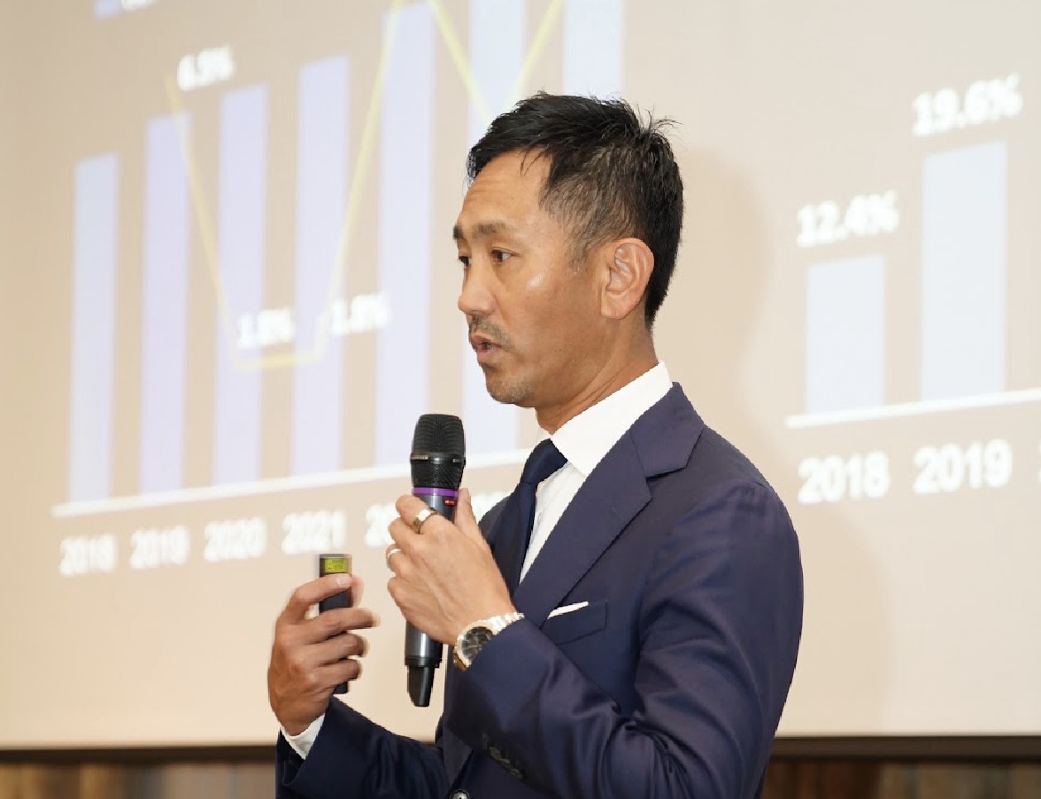 Ông Nakashima Tomohiro - Tổng Giám đốc Sony Việt Nam phát biểu tại sự kiện.