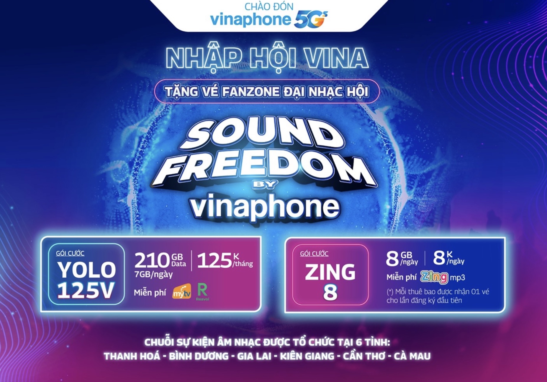 Chuỗi đại nhạc hội Sound Freedom by VinaPhone mùa 2 chính thức khởi động