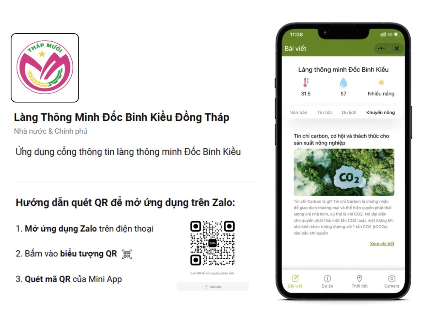 Xã nhỏ tỉnh Đồng Tháp đẩy mạnh chuyển đổi số qua Zalo