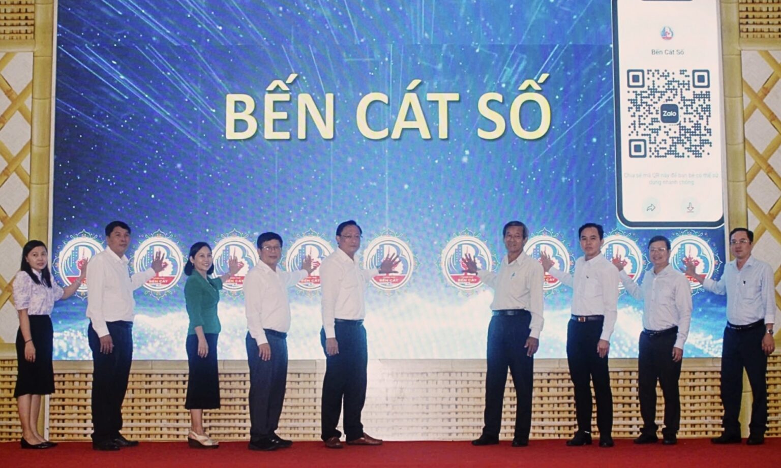 Bến Cát và Phước Tiến ra mắt Zalo Mini App hưởng ứng ngày chuyển đổi số Quốc gia