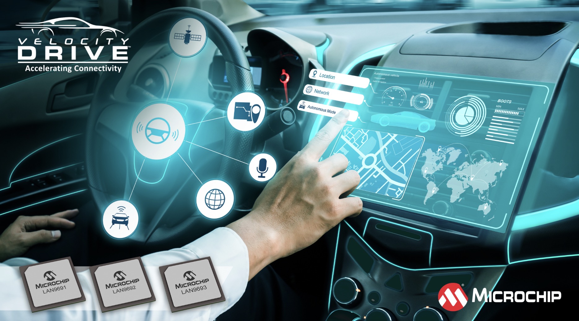 Microchip ra mắt phần mềm VelocityDRIVE và thiết bị chuyển mạch Ethernet cho ô tô TechTimes Vietnam Microchip ra mắt phần mềm VelocityDRIVE và thiết bị chuyển mạch Ethernet cho ô tô
