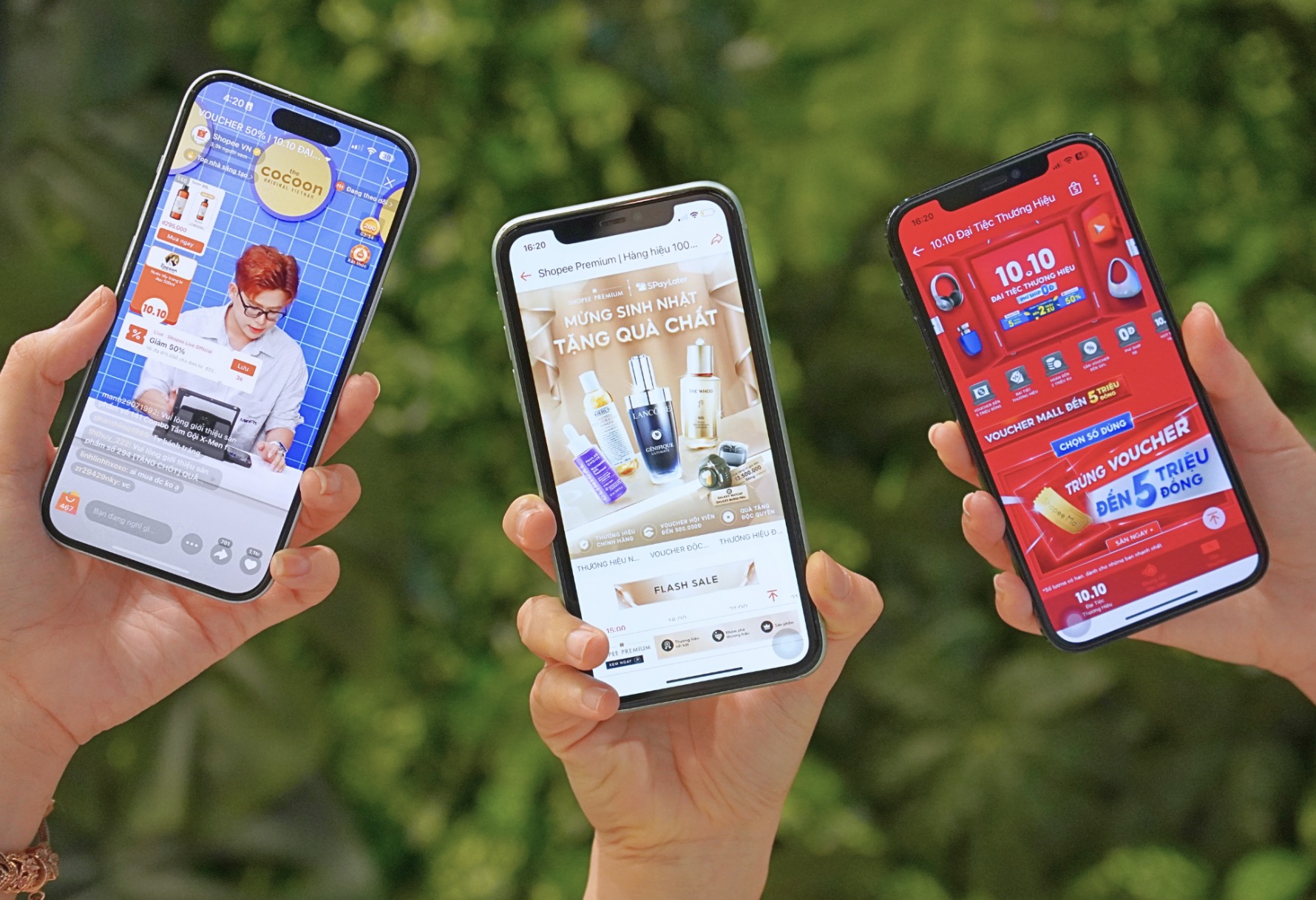 Shopee Mall tăng gấp 17 lần người dùng trong sự kiện 10.10