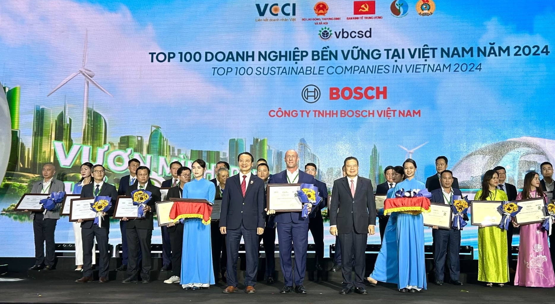 Bosch Việt Nam: Dấu ấn trong top 100 doanh nghiệp sản xuất bền vững tại Việt Nam năm 2024