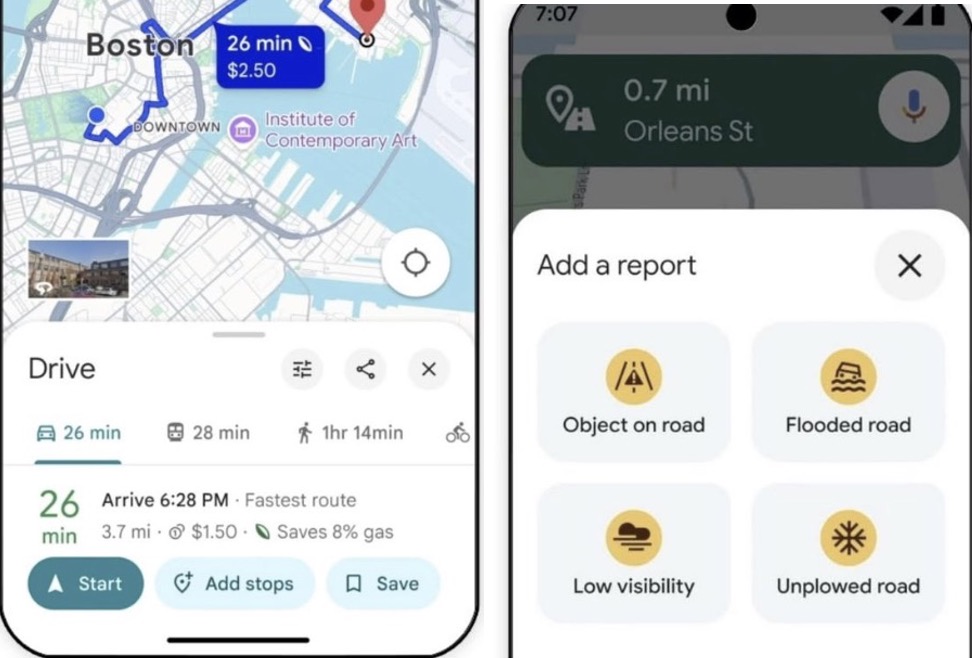 Google Maps cập nhật các tính năng điều hướng mới trong tuần này