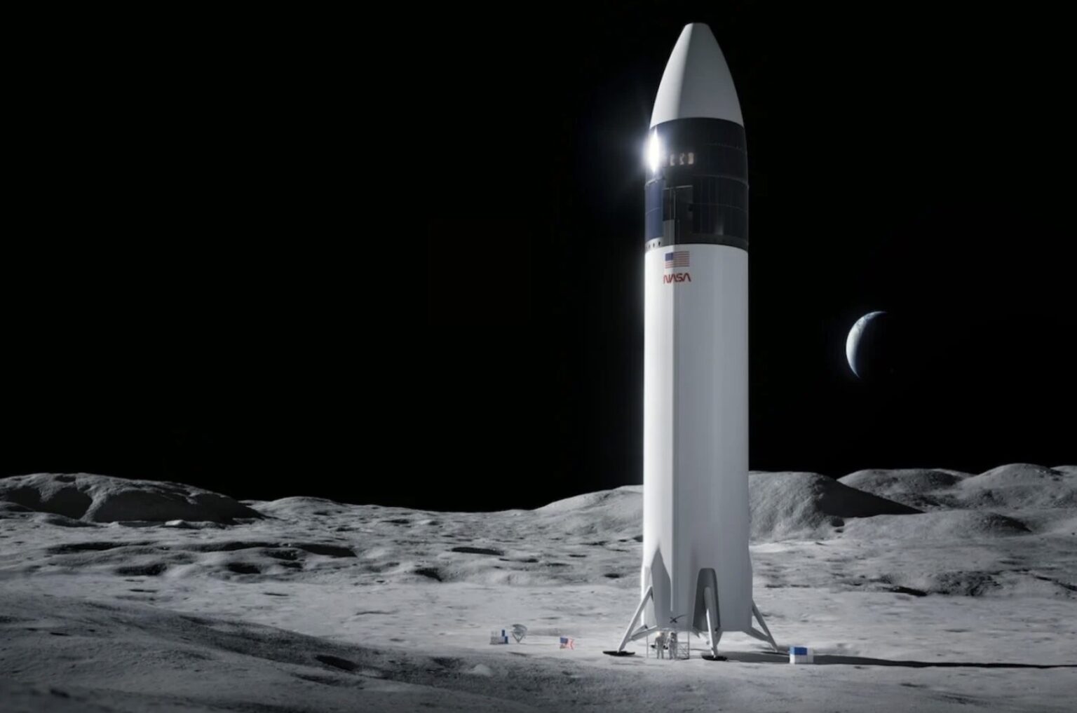NASA và SpaceX sắp đưa con người trở lại Mặt Trăng vào năm 2026 với Artemis 3