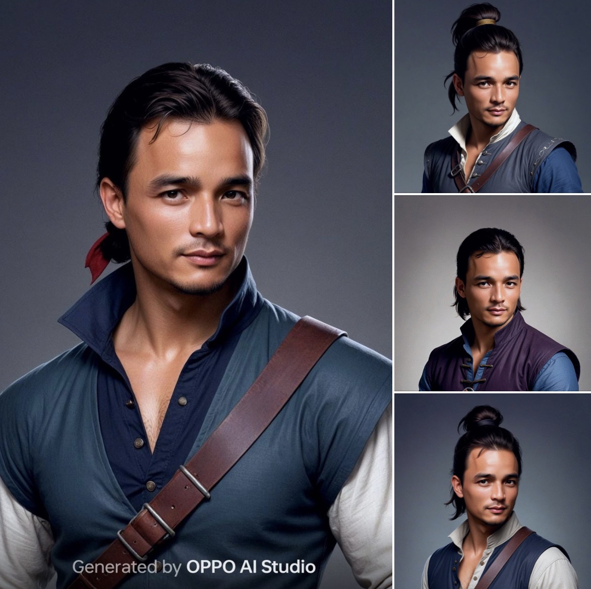 OPPO AI Studio cho phép người dùng tha hồ sáng tạo với rất nhiều tuỳ chọn như chuyển thành chân dung AI, biến ảnh thành tác phẩm nghệ thuật, tranh vẽ...