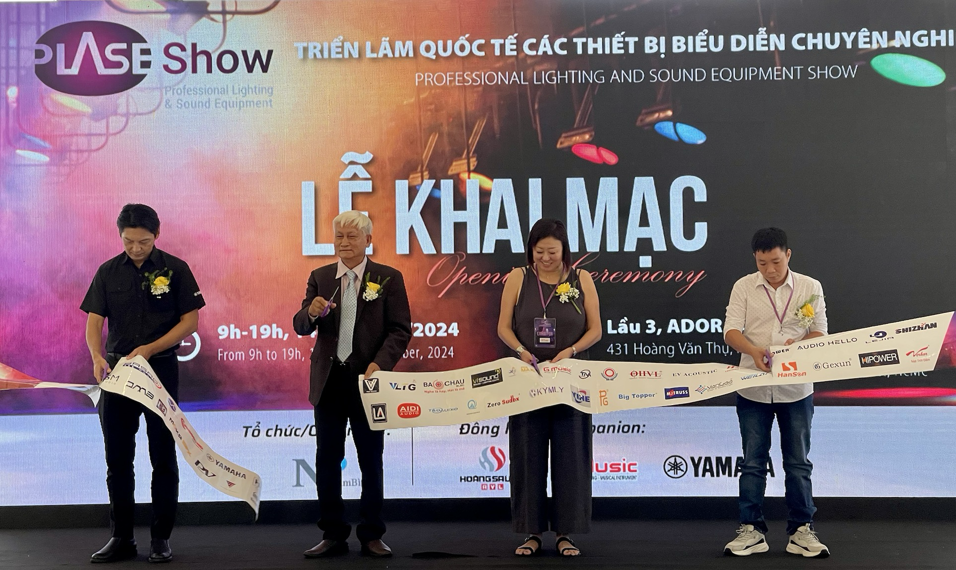 PLASE Show 2024: Triển lãm thiết bị âm thanh chuyên nghiệp khai mạc tại TP.HCM