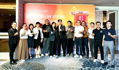 Đội ngũ DigiLive và BeLive tại lễ ra mắt DigiLive Việt Nam (PRNewsfoto/BeLive Technology)