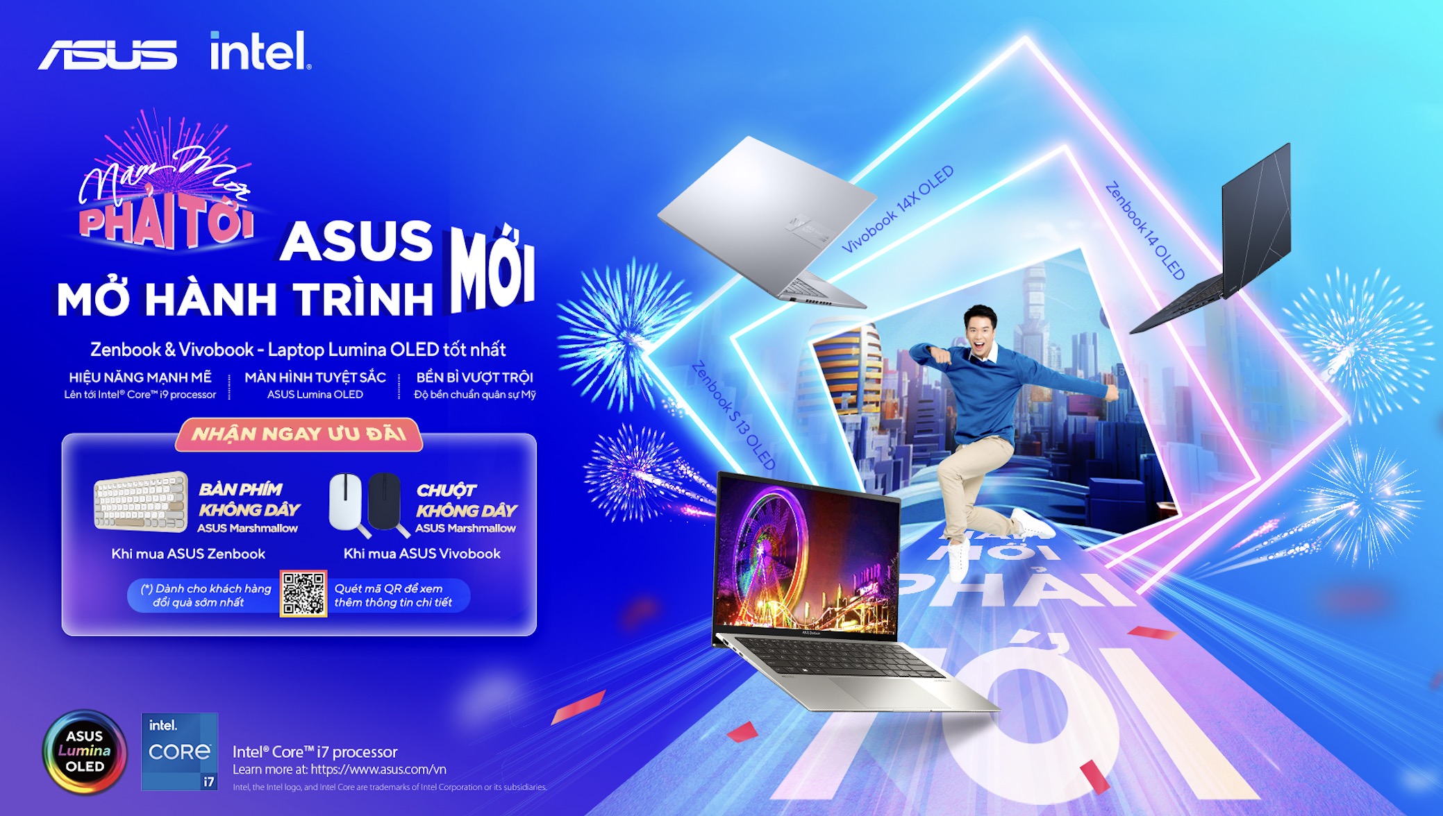 Bắt đầu năm mới với laptop ASUS Lumina OLED: Mở ra hành trình công nghệ mới
