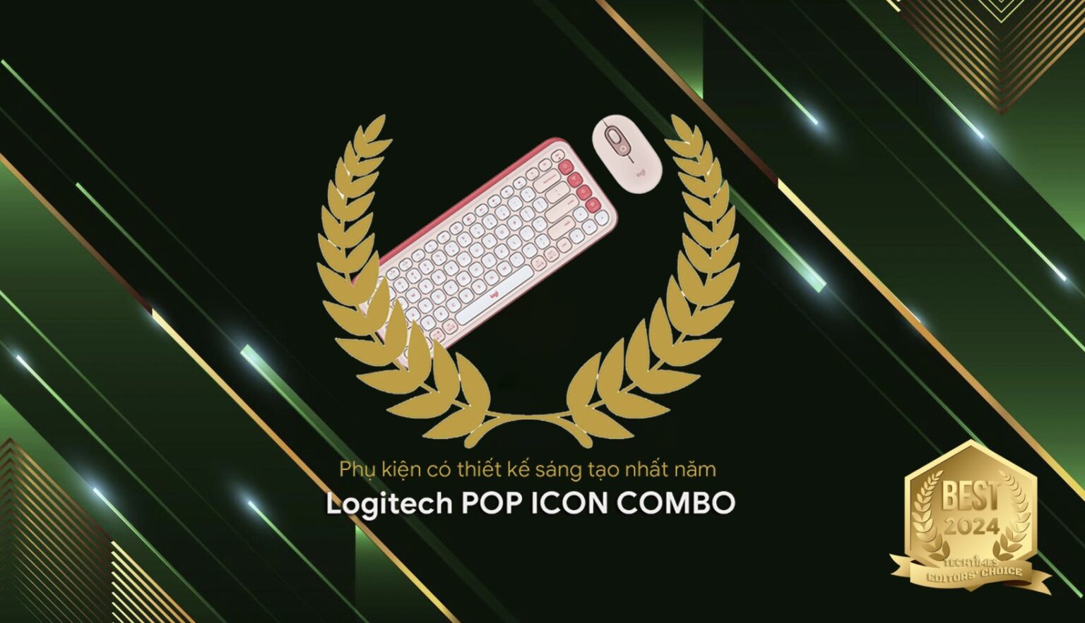 TechTimes Editors' Choice 2024: Logitech POP ICON COMBO - Phụ Kiện có thiết kế sáng tạo nhất