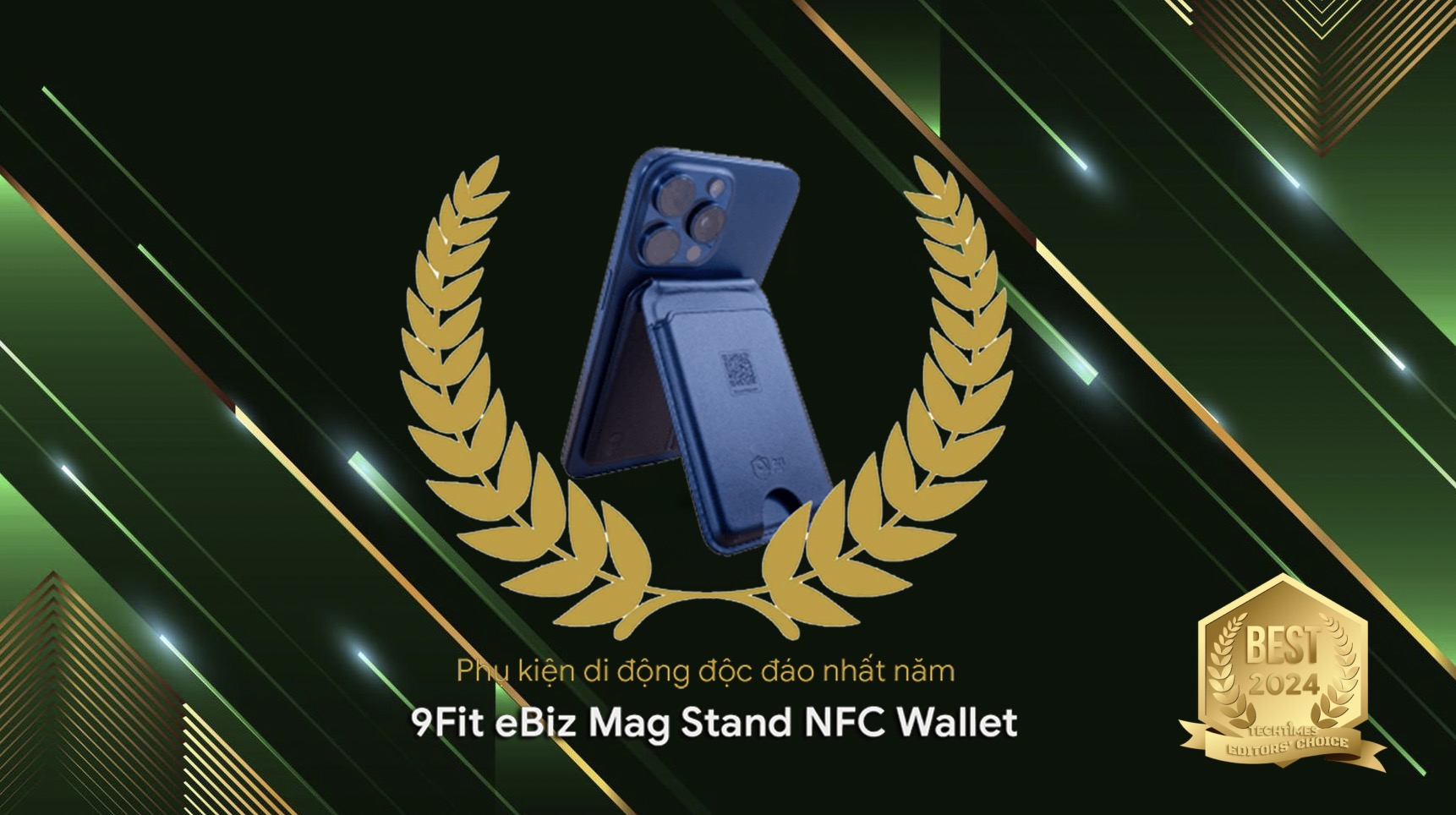 TechTimes Editors' Choice 2024: 9Fit eBiz Mag Stand NFC Wallet - Phụ kiện di động độc đáo nhất