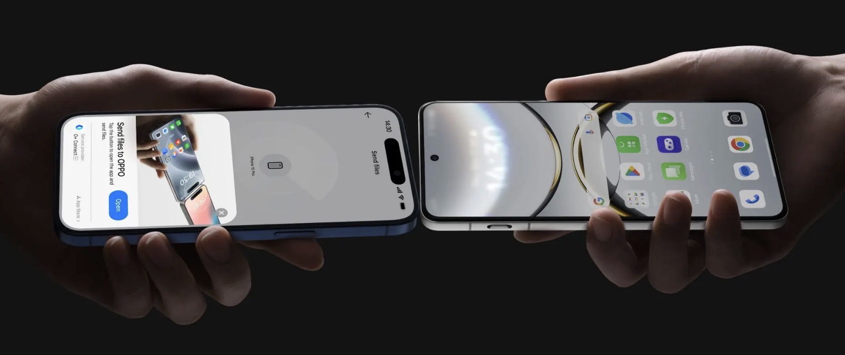 Oppo Find X8 Pro: Ấn tượng ColorOS 15 và tính năng AI ưu việt TechTimes Vietnam Chia sẻ dữ liệu với iPhone dễ dàng như một "cú bắt tay".