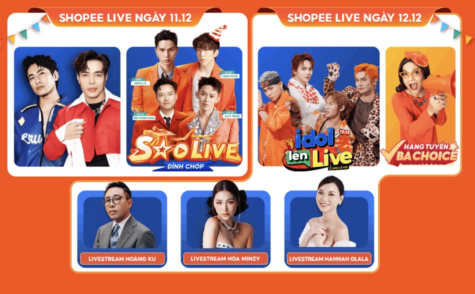 Shopee mừng sinh nhật 12.12 với ưu đãi khủng và chuỗi sự kiện giải trí hấp dẫn Shopee Live