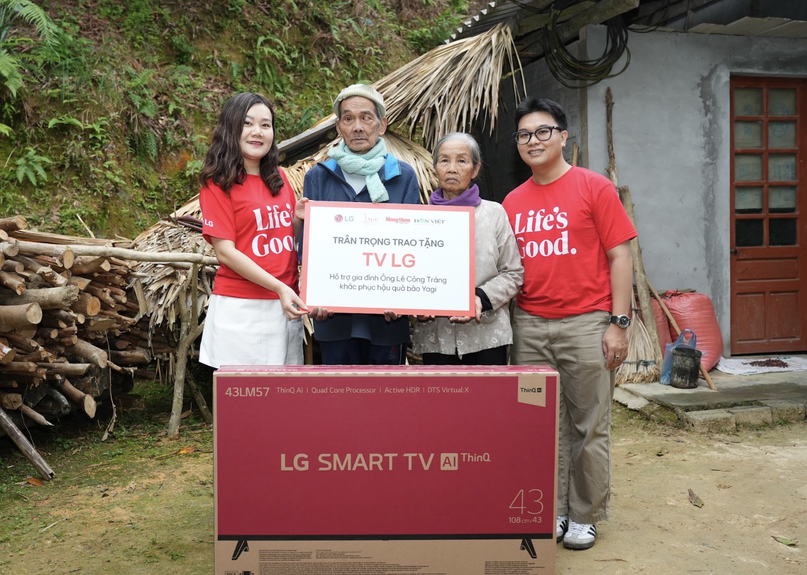 LG tặng 40 TV cho các gia đình khó khăn tại Yên Bái trong chiến dịch “Tết Nhà là Tết Nhất”