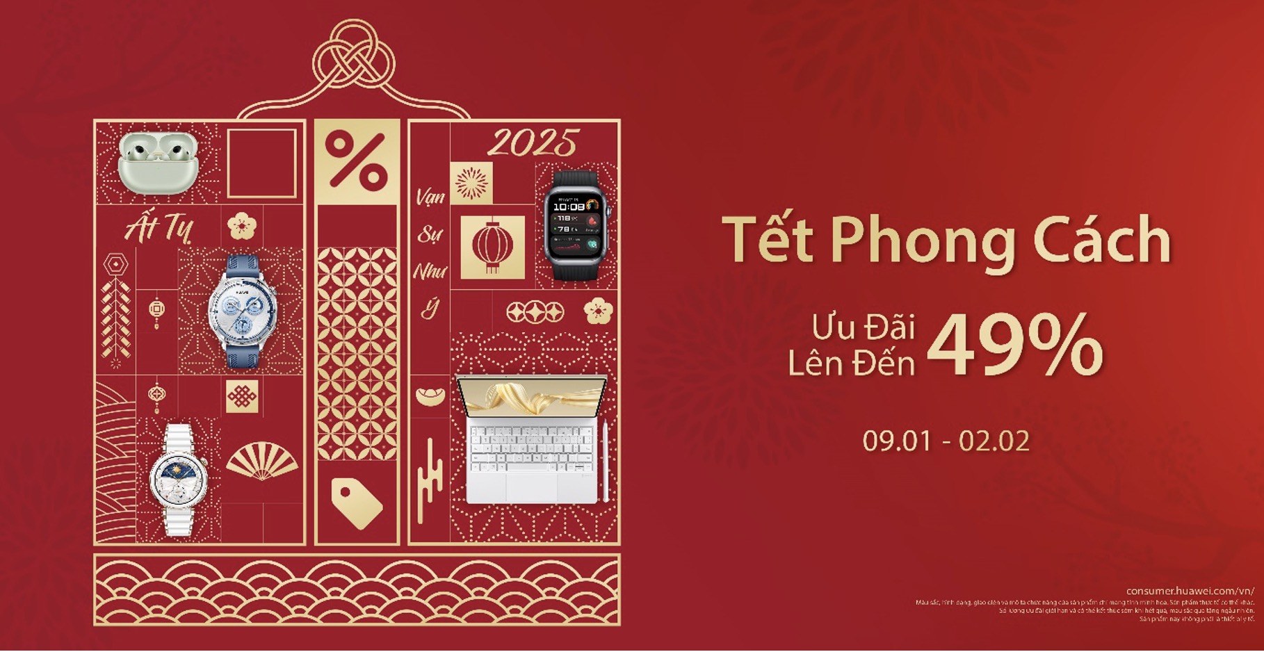 Khởi đầu năm mới sống động, rực rỡ với trọn bộ “siêu phẩm” công nghệ từ Huawei