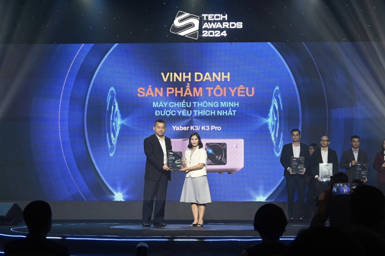 Tech Awards 2024: Yaber nhận giải thưởng “Máy chiếu thông minh được yêu thích nhất”