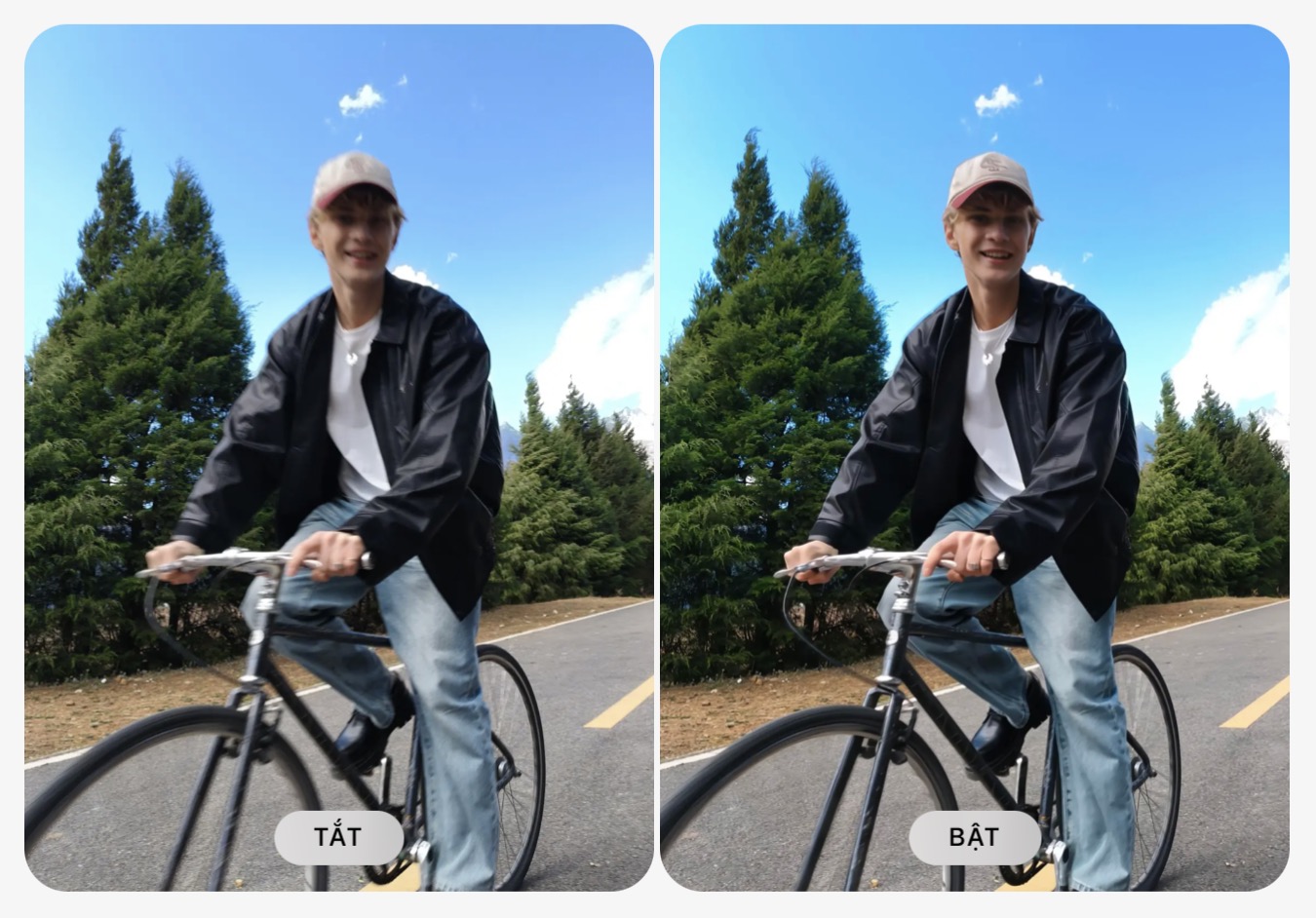 Chức năng AI Unblur giúp ảnh rõ nét và tự nhiên hơn.