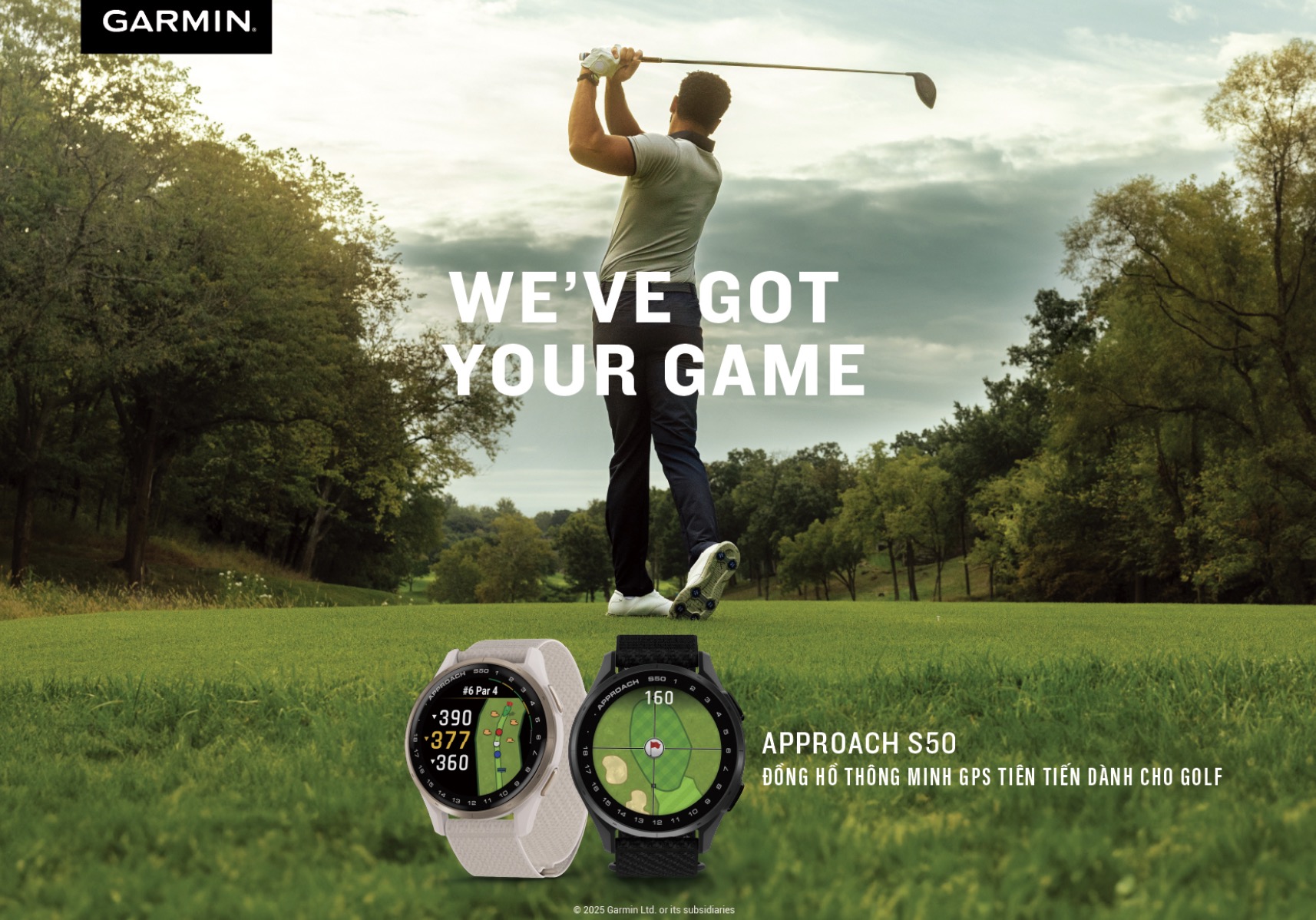 Garmin ra mắt Approach S50 – Đồng hồ thông minh GPS tối ưu cho golfer