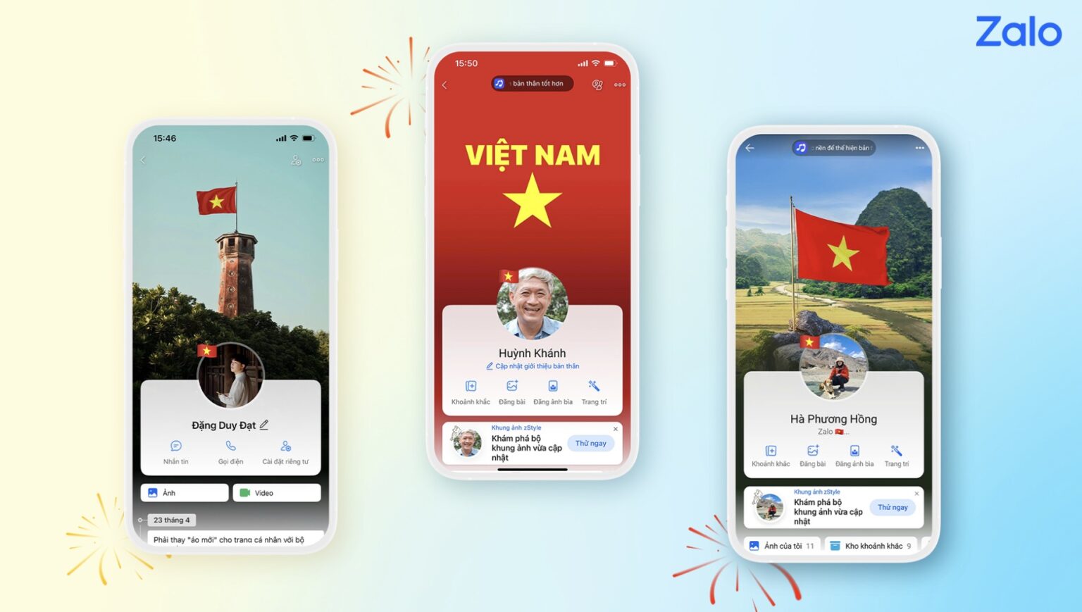 Zalo phát động chiến dịch “Tự hào Việt Nam”: Hơn 1 triệu người treo cờ chỉ sau 24 giờ