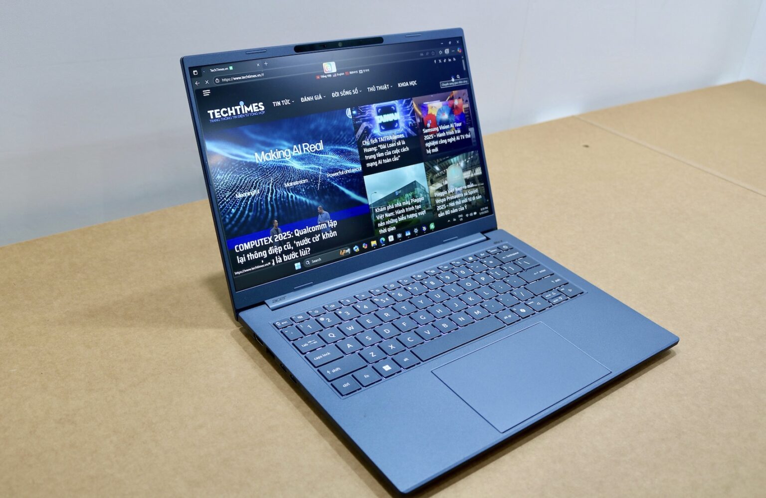 COMPUTEX 2025: Đánh giá Acer Aspire 14 AI (A14-52M) - Hiệu năng AI chip di động mạnh mẽ