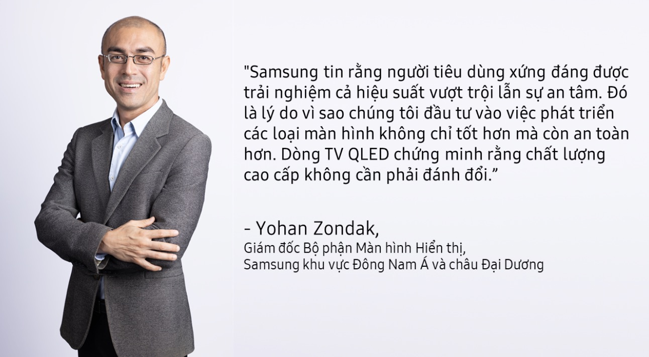 Samsung và hành trình tái định nghĩa TV: Mạnh về công nghệ, an toàn cho môi trường