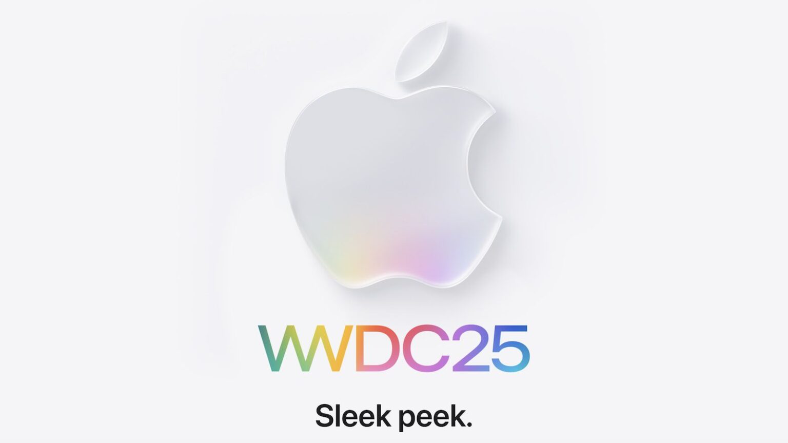 Apple hé lộ teaser mới với thông điệp “Sleek Peek” trước thềm sự kiện WWDC 2025