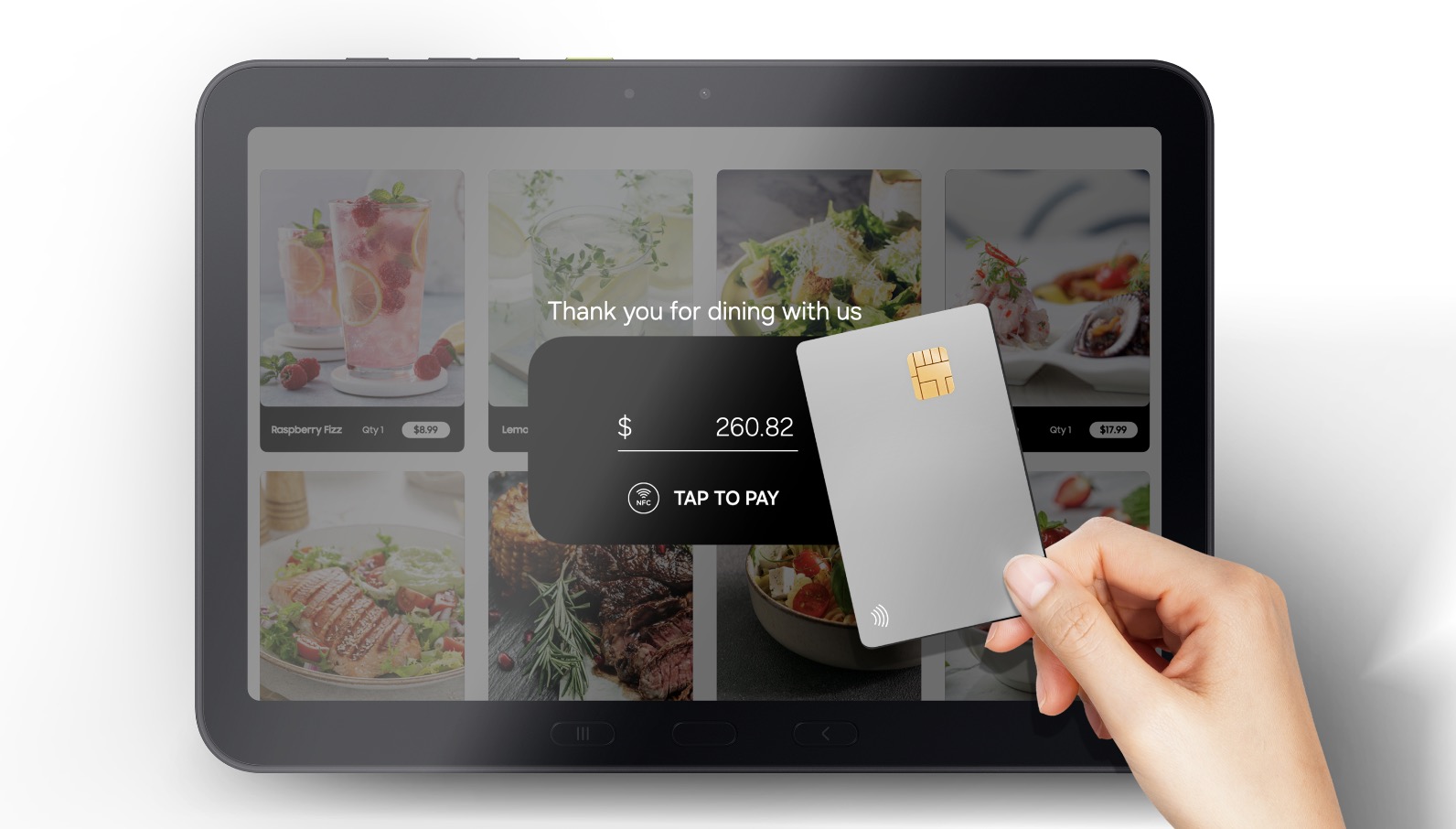 Galaxy Tab Active5 Pro hỗ trợ NFC giúp theo dõi tài sản và thanh toán.