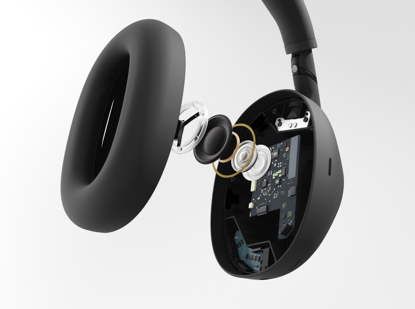 Cấu tạo bên trong của tai nghe. Ảnh: Sony.