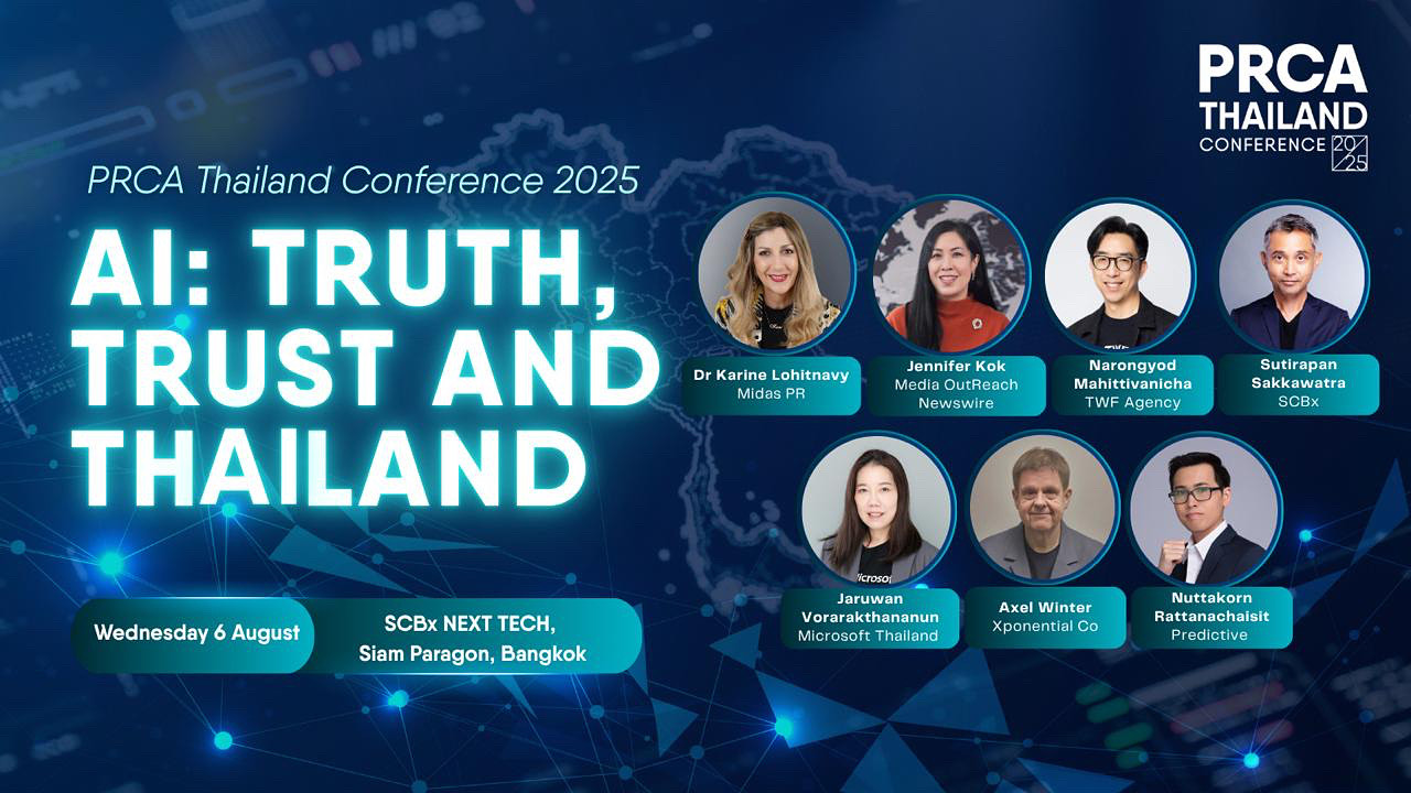 Hội nghị PRCA Thái Lan lần thứ nhất sẽ diễn ra vào ngày 6/8/2025 tại Bangkok TechTimes Vietnam PRCA 2