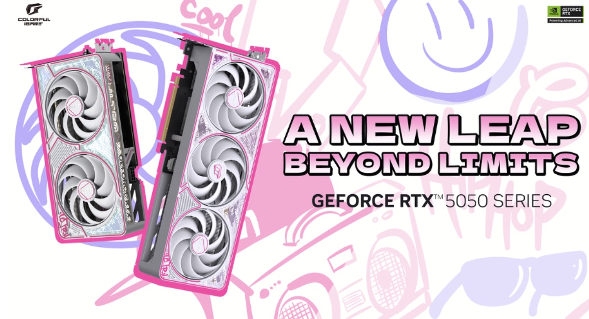 COLORFUL ra mắt dòng card đồ họa GeForce RTX 5050: Hiệu năng mạnh mẽ, thiết kế đậm cá tính
