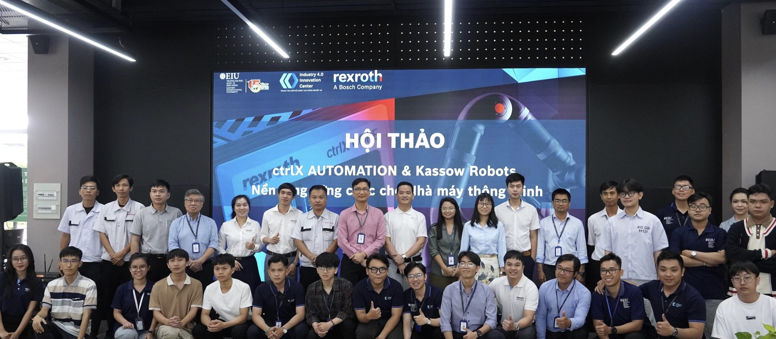 Bosch Rexroth phối hợp cùng Trung tâm IIC thúc đẩy ứng dụng công nghệ cho Nhà máy thông minh