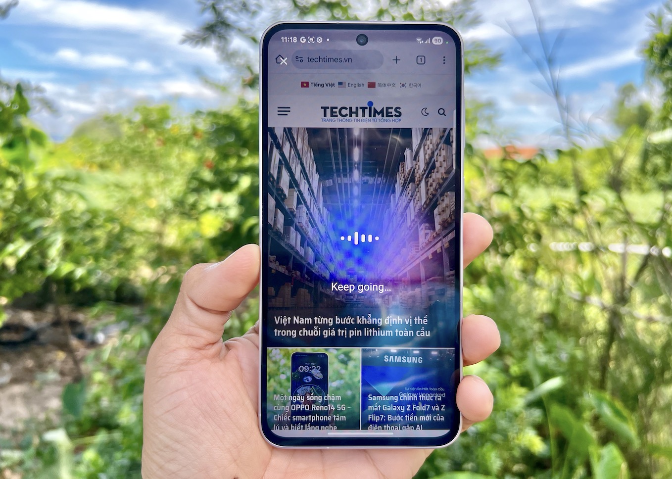 Samsung Galaxy A56 5G - Đè bẹp đối thủ với AI vô đối và màu hồng phấn táo bạo TechTimes Vietnam Song Search tích hợp trong Circle to Search của Galaxy A56 5G cho phép nhận diện bài hát chỉ bằng một cú chạm.