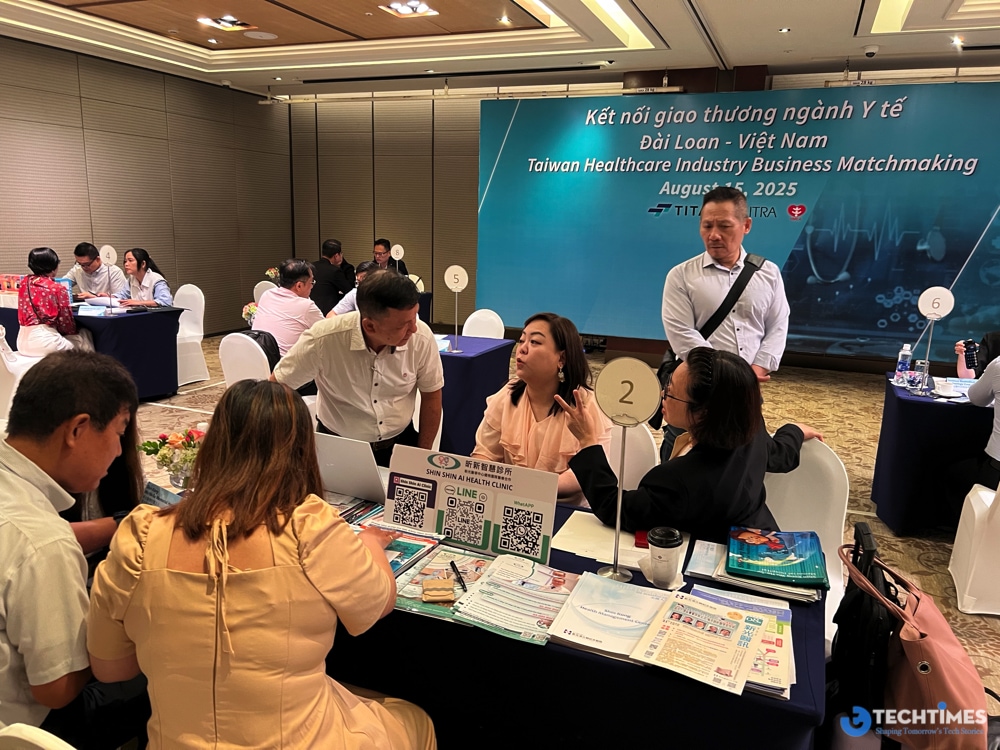 Đoàn thương mại ngành Y tế Đài Loan: Nhiều cơ hội ứng dụng công nghệ và dịch vụ y tế tại Việt Nam TechTimes Vietnam Không khí buổi kết nối giao thương diễn ra sôi nổi với rất nhiều thông tin hữu ích, cơ hội hợp tác được chia sẻ qua lại.
