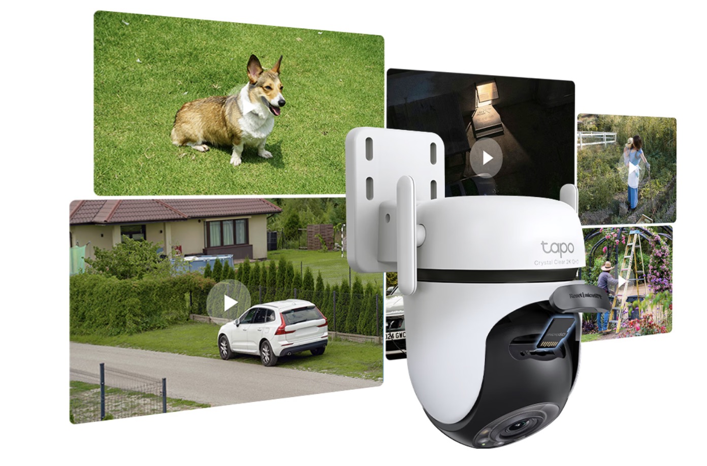 Tapo C530WS tích hợp trí tuệ nhân tạo (AI) tiên tiến, sử dụng machine learning để phát hiện chính xác các đối tượng như người, thú cưng, xe cộ, hành vi vượt rào hoặc phá hoại.