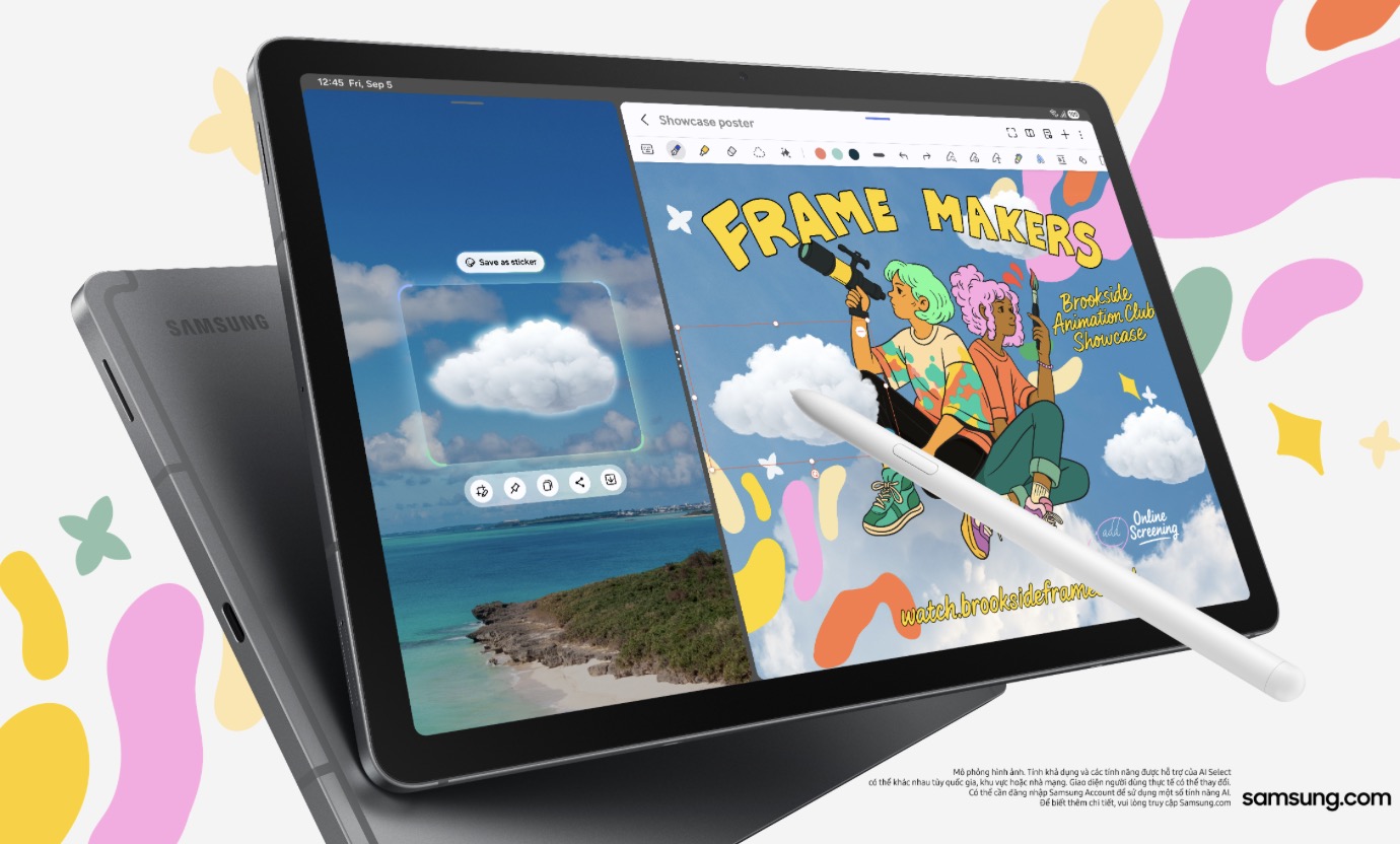 Samsung ra mắt Galaxy Tab S10 Lite: Máy tính bảng đa năng cho học tập, làm việc và giải trí
