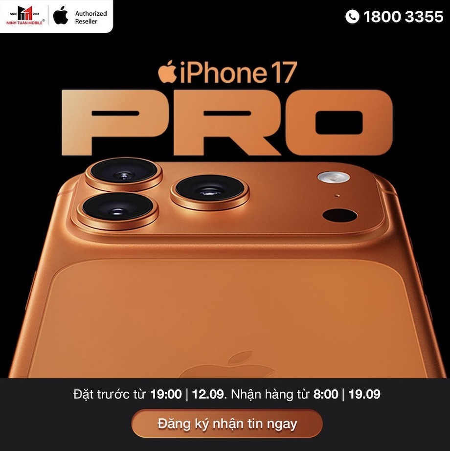 Minh Tuấn Mobile mở đăng ký thông tin iPhone 17 và iPhone Air chính hãng tại Việt Nam TechTimes Vietnam Minh Tuấn Mobile mở đăng ký thông tin iPhone 17 và iPhone Air chính hãng tại Việt Nam