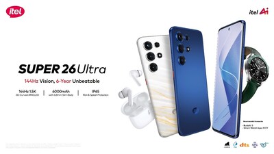 itel ra mat smartphone man hinh cong ben bi Super TechTimes Vietnam itel ra mắt smartphone màn hình cong bền bỉ Super 26 Ultra: Đột phá về hiệu năng vô địch và AI dễ tiếp cận cho đại chúng