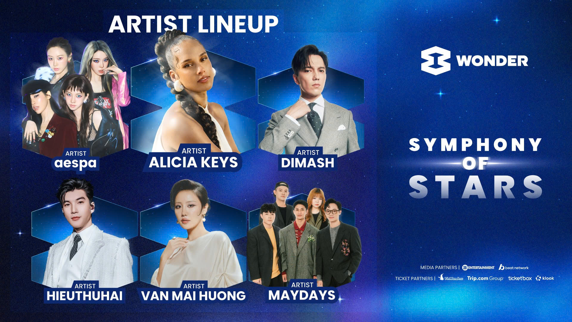 Dàn nghệ sĩ nổi tiếng thế giới gồm Alicia Keys, aespa, Dimash… tham gia 8Wonder Winter 2025 TechTimes Vietnam Alicia Keys, aespa, and Dimash Join Top Vietnamese Stars at 8Wonder Winter 2025