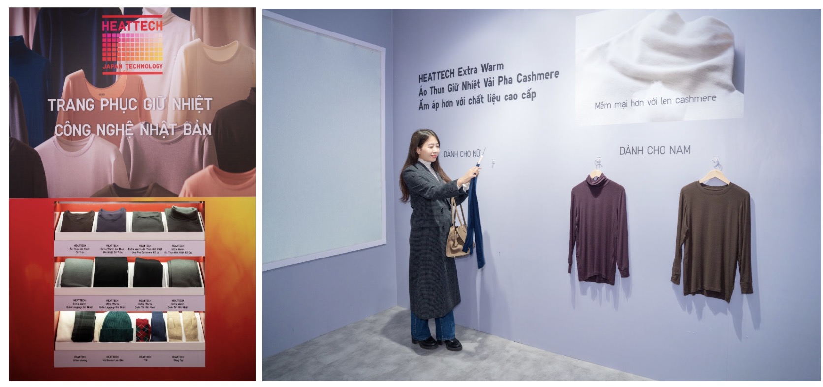 UNIQLO ra mắt trải nghiệm công nghệ giữ ấm 2025: HEATTECH pha Cashmere và PUFFTECH thế hệ mới