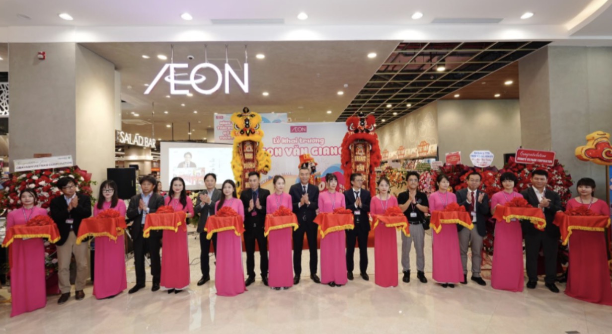 AEON khai trương Trung tâm Bách hóa & Siêu thị Văn Giang – Điểm đến mới cho gia đình trẻ Đông Hà Nội