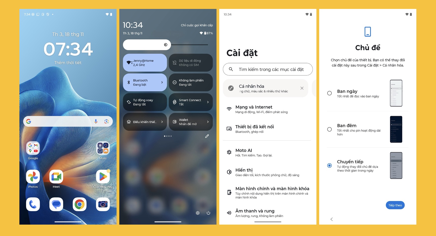 Phần mềm của Edge 60 FUSION chạy Android 15 với lớp tuỳ biến nhẹ của Motorola (Hello UX). Thay vì thay đổi sâu vào trải nghiệm “thuần Android”, Motorola đặt trọng tâm vào một hệ sinh thái nhỏ các tiện ích thông minh gọi là Moto AI.