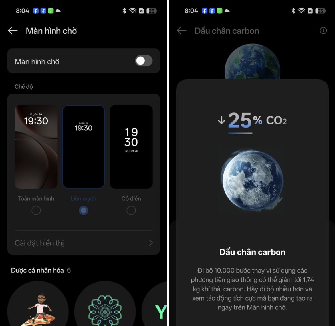 Sự thay đổi thể hiện rõ nhất ở màn hình khóa và màn hình chờ Always-On Display. Khi người dùng mở máy vào buổi sáng, màn hình khóa của Find X9 phát sáng dần theo hiệu ứng mô phỏng ánh bình minh, mang lại cảm giác tự nhiên thay vì chuyển sáng đột ngột. AOD được mở rộng toàn màn hình và hiển thị nhiều thành phần hơn trước đây, bao gồm thông tin thời tiết theo thời gian thực, nhắc nhở lịch cá nhân và các widget thông minh hoạt động dựa trên thói quen sử dụng. Theo dữ liệu do OPPO cung cấp, mức tiêu thụ năng lượng của AOD chỉ khoảng 0,5% mỗi giờ nhờ việc tối ưu bởi Luminous Engine – bộ xử lý đồ họa nền tảng giúp giảm tải việc render liên tục.