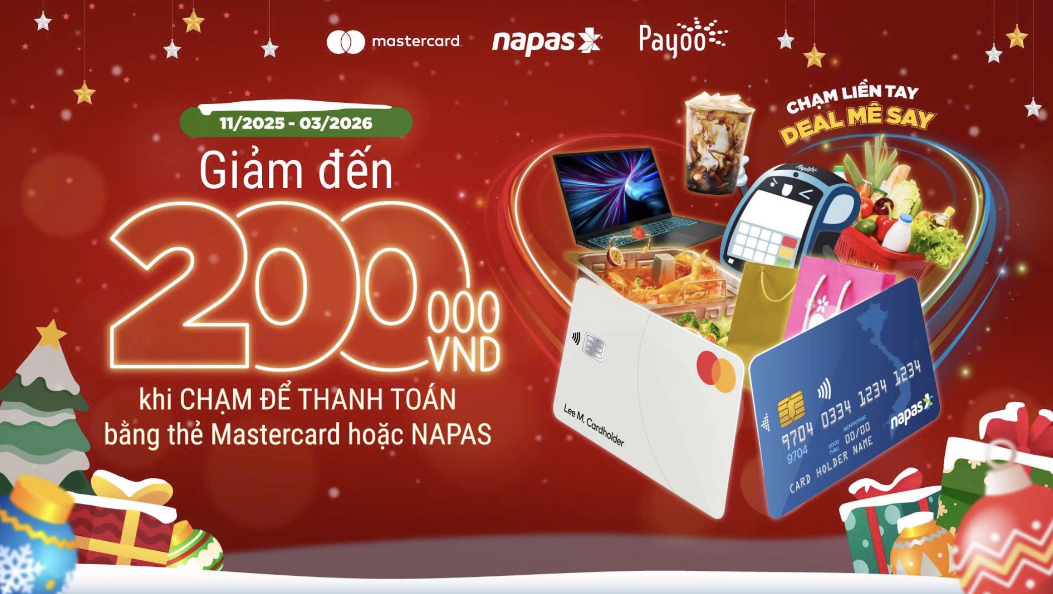 NAPAS, Mastercard và Payoo tung ưu đãi hơn 14 tỷ đồng, kích hoạt bùng nổ thanh toán không tiền mặt mùa lễ hội