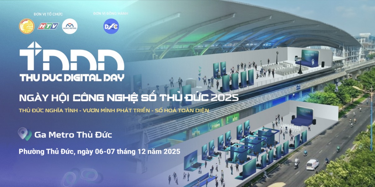 Thu Duc Digital Day 2025: Ngày hội công nghệ đầu tiên tổ chức ngay tại ga Metro số 1